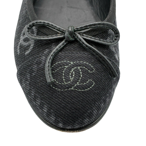 【中古】 CHANEL シャネル SHOES ココロゴデニムバレエシューズ 36 USED 中古 2023年 SHOES 靴