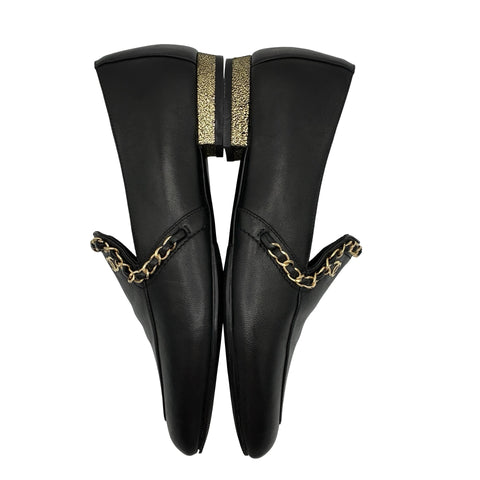 【中古】 CHANEL シャネル LOAFERS ローファー フラットシューズ 38 USED 中古 SHOES 靴