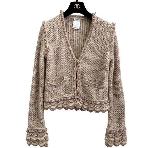 【中古】 CHANEL シャネル CARDIGAN ニットカーディガン 42 USED 中古 2004年 CLOTHES 洋服