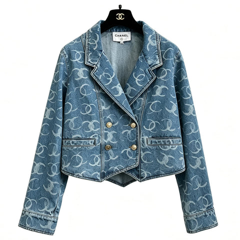 【中古】 CHANEL シャネル JACKET ココデニムジャケット 38 USED 中古 2023年 CLOTHES 洋服