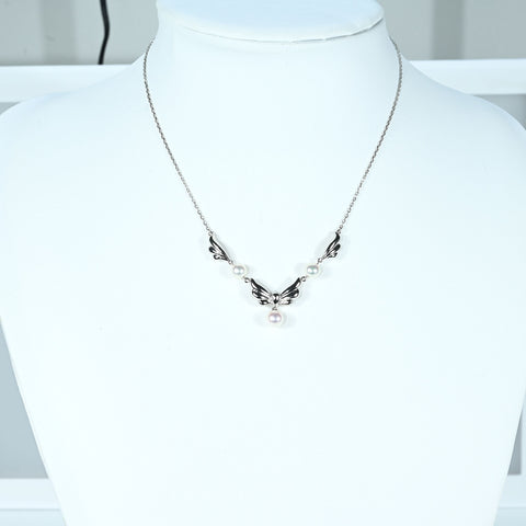 【中古】MIKIMOTO ミキモト K18WG AKOYA PEARL NECKLACE アコヤパールネックレス 6.0-6.5mm 8.3g 中古