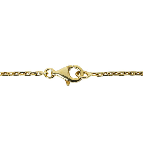 【中古】CHANEL シャネル K18YG DIAMOND NECKLACE ダイヤモンド カメリア ペンダントネックレス 8.2g 36-39cm ONE PRICE