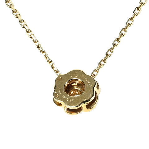 【中古】CHANEL シャネル K18YG DIAMOND NECKLACE ダイヤモンド カメリア ペンダントネックレス 8.2g 36-39cm ONE PRICE