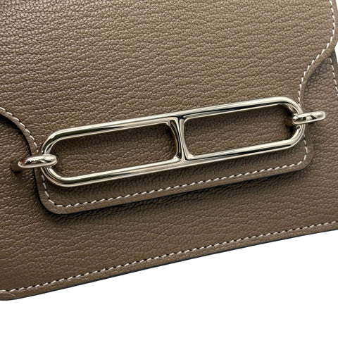 【美品】 Hermes エルメス ROULIS SILM 財布 《ルリ》 スリム 財布 エトゥープ シェーブル ETOPE CHEVRE 中古