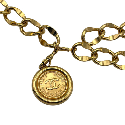 【中古】 CHANEL シャネル CHAIN BELT 小物 ゴールド GP 中古 GOLD