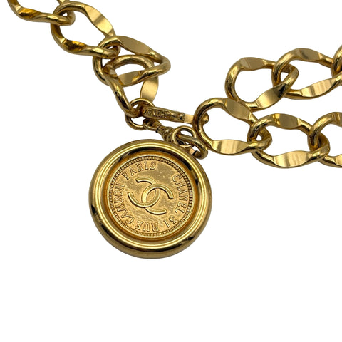 【中古】 CHANEL シャネル CHAIN BELT 小物 ゴールド GP 中古 GOLD