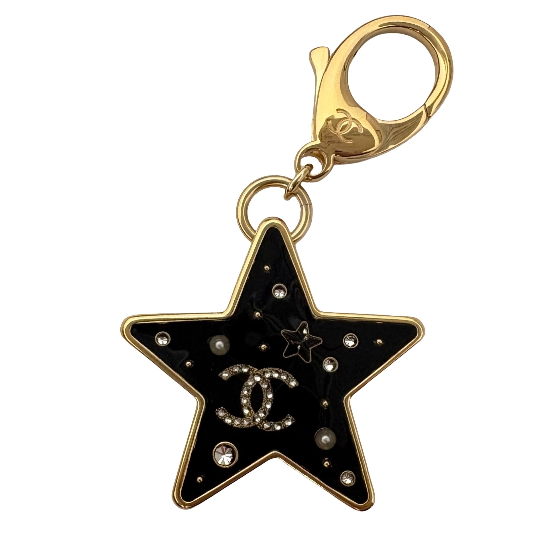 中古】 CHANEL シャネル STAR KEYCHAIN スターキーチェーン 小物