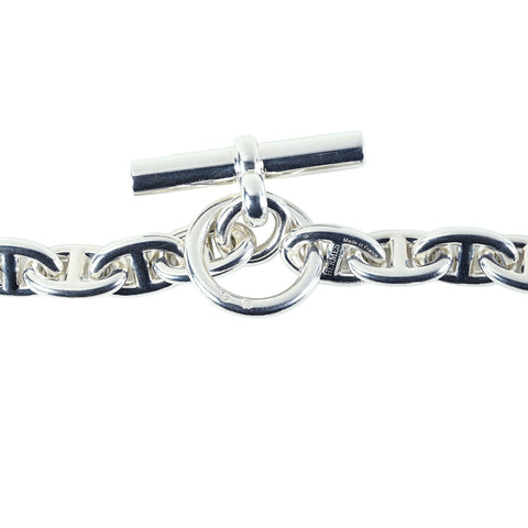 【中古】Hermes エルメス SV CHAINE DANCE NECKLACE  シェーヌ・ダンクル ネックレス 43コマ 78.0g 40cm