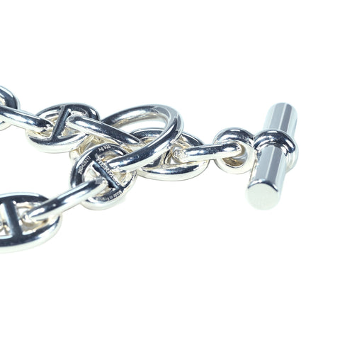 【中古】Hermes エルメス SV CHAINE DANCE NECKLACE  シェーヌ・ダンクル ネックレス 43コマ 78.0g 40cm