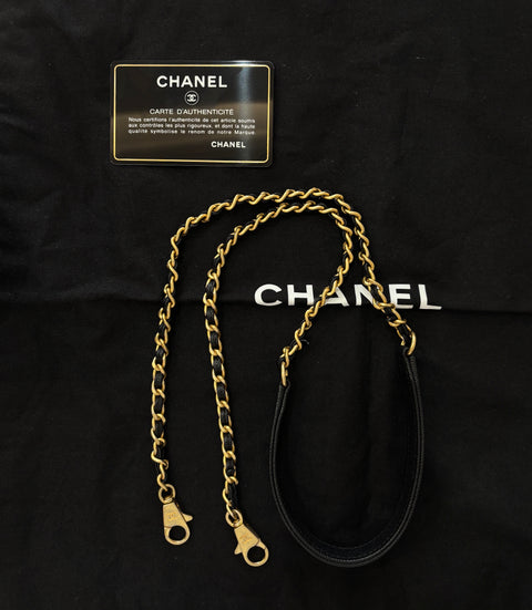 [Used] CHANEL Matelasse Coco Handle 2-way Shoulder Bag Black Caviar Skin Black Gold Hardware 29 Series (2020) Brand Bag Handbag Used (CHANEL, materasse, cocohandle, black, caviaskin, gold, handbag, shourderbag, used)