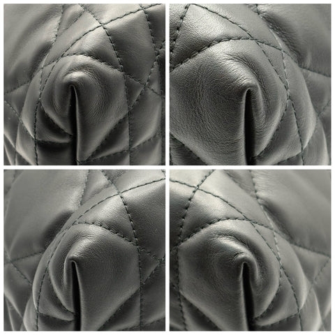 【美品】 Christian Dior クリスチャン ディオール TOUJOURS MEDIUM トゥジュール ミディアム ハンドバッグ 19MA1204(2024年) ブラック レザー 中古 USED バッグ