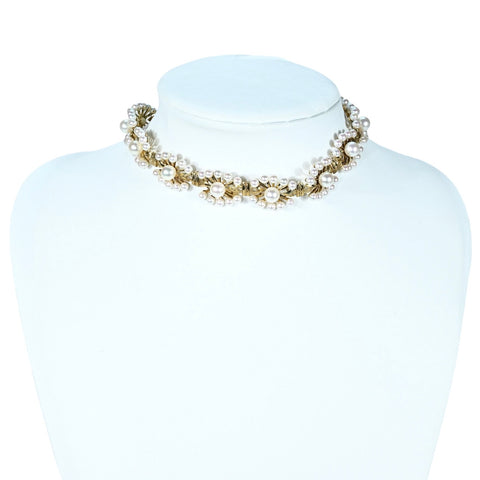 【中古】MIKIMOTO K18YG PEARL NECKLACE ミキモト K18YG パールネックレス 4.0-7.5mm 56g