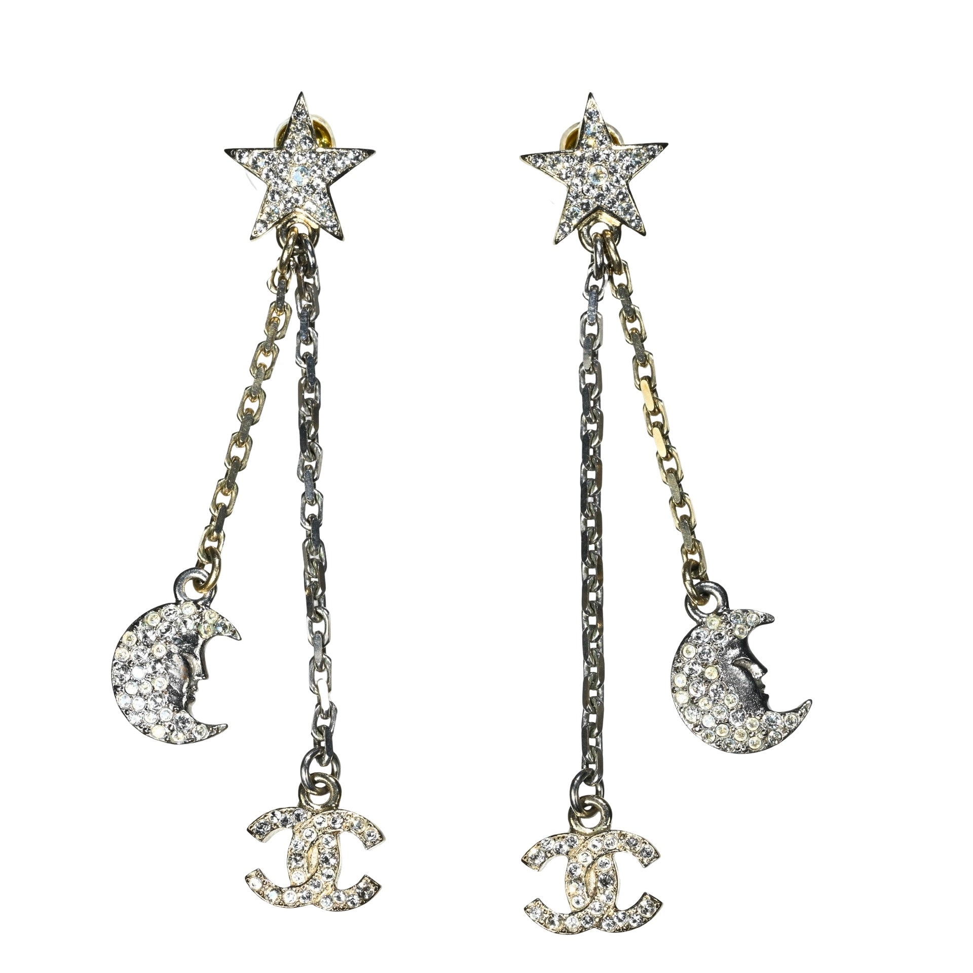 中古】 CHANEL シャネル COCOMARK STONE EARRINGS ココマーク ストーン