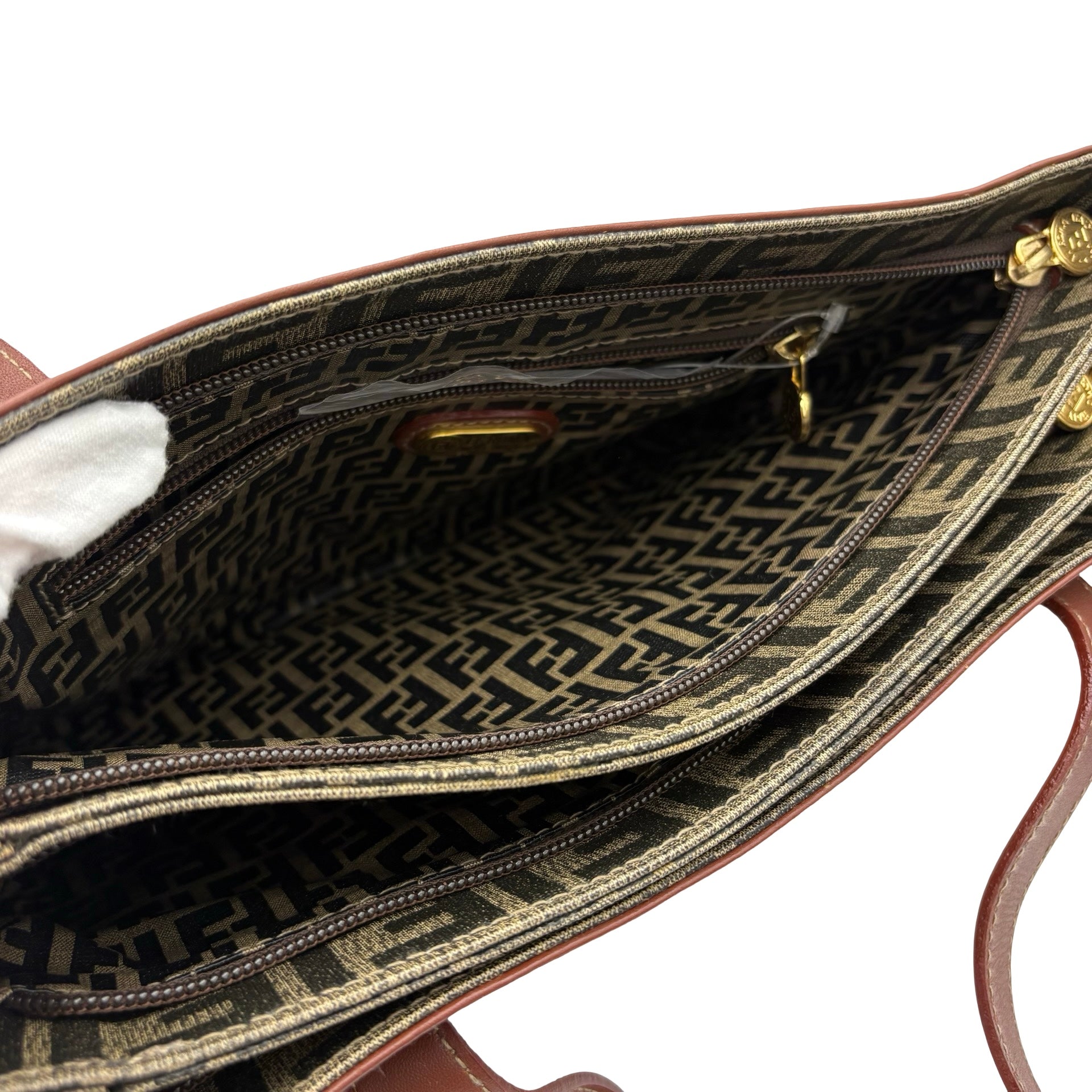 中古】 FENDI フェンディ ZUCCA SHOULDERBAG ズッカショルダーバッグ