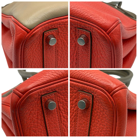 【中古】 Hermès エルメス バーキン30 カザック マルチカラー クレマンス×スイフト シルバー金具 □P刻(2012年) ブランドバッグ ハンドバッグ バッグ  中古品 レディース