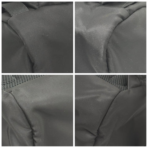 【美品】 PRADA プラダ BACKPACK トライアングルロゴ バックパック ICチップ ブラック ナイロン 美品 中古 USED バッグ