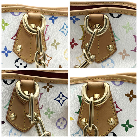 【中古】 LOUIS VUITTON ルイ・ヴィトン ANNIE MM アニーMM ショルダーバッグ SR4100(2010年) マルチカラー キャンバス 中古 USED バッグ