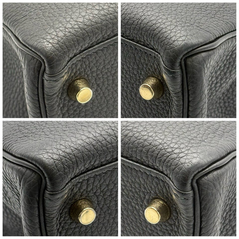 【中古】 Hermes エルメス KELLY28 ケリー28 ハンドバッグ T刻印(2015年) ブラック トゴ 中古 USED バッグ