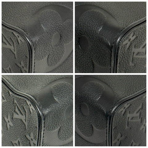 【中古】 LOUIS VUITTON ルイ・ヴィトン ONTHEGO MM(M45595) オンザゴー MM ハンドバッグ トートバッグ ICチップ(2021年～) ブラック モノグラムアンプラント/牛革 中古 USED バッグ