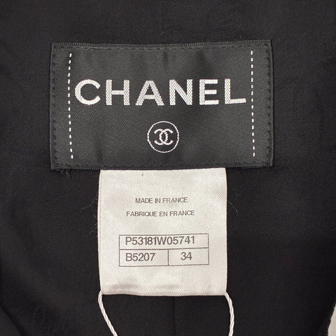 【中古】 CHANEL シャネル JACKET パイピングココボタンジャガード織ジャケット 34 USED 中古 2016年 CLOTHES 洋服
