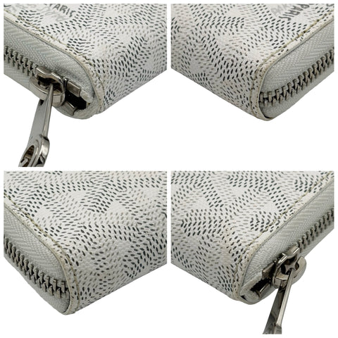 【新品未使用】 GOYARD ゴヤール BIFOLD WALLET 財布 白 コーティングキャンバス USED WHITE COATED CANVAS