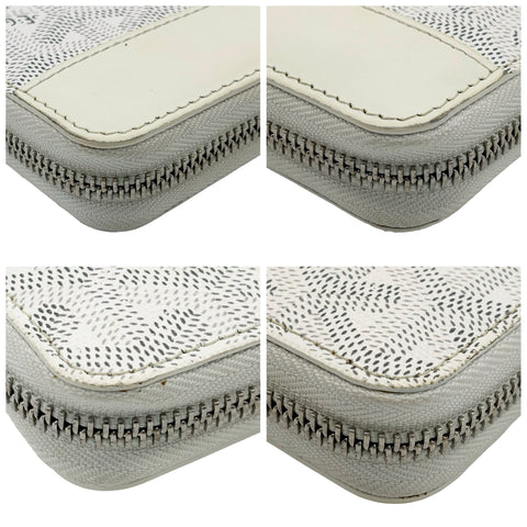 【新品未使用】 GOYARD ゴヤール BIFOLD WALLET 財布 白 コーティングキャンバス USED WHITE COATED CANVAS