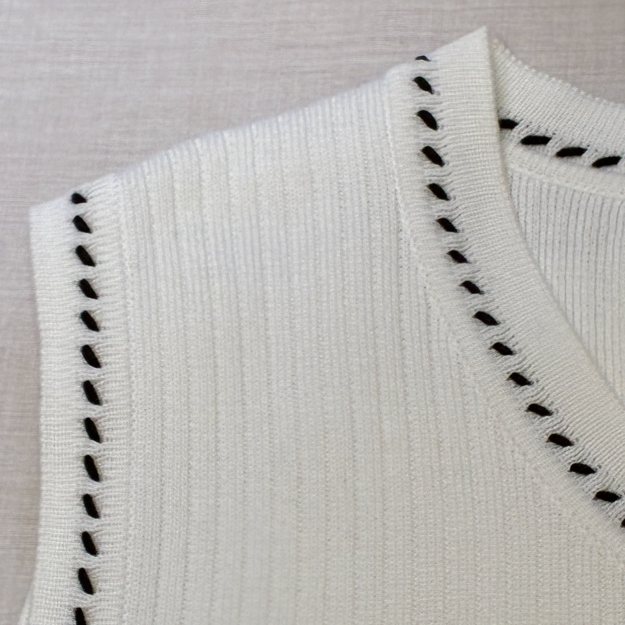 中古】CHANEL シャネル SWEATER ノースリーブニット トップス 36 USED