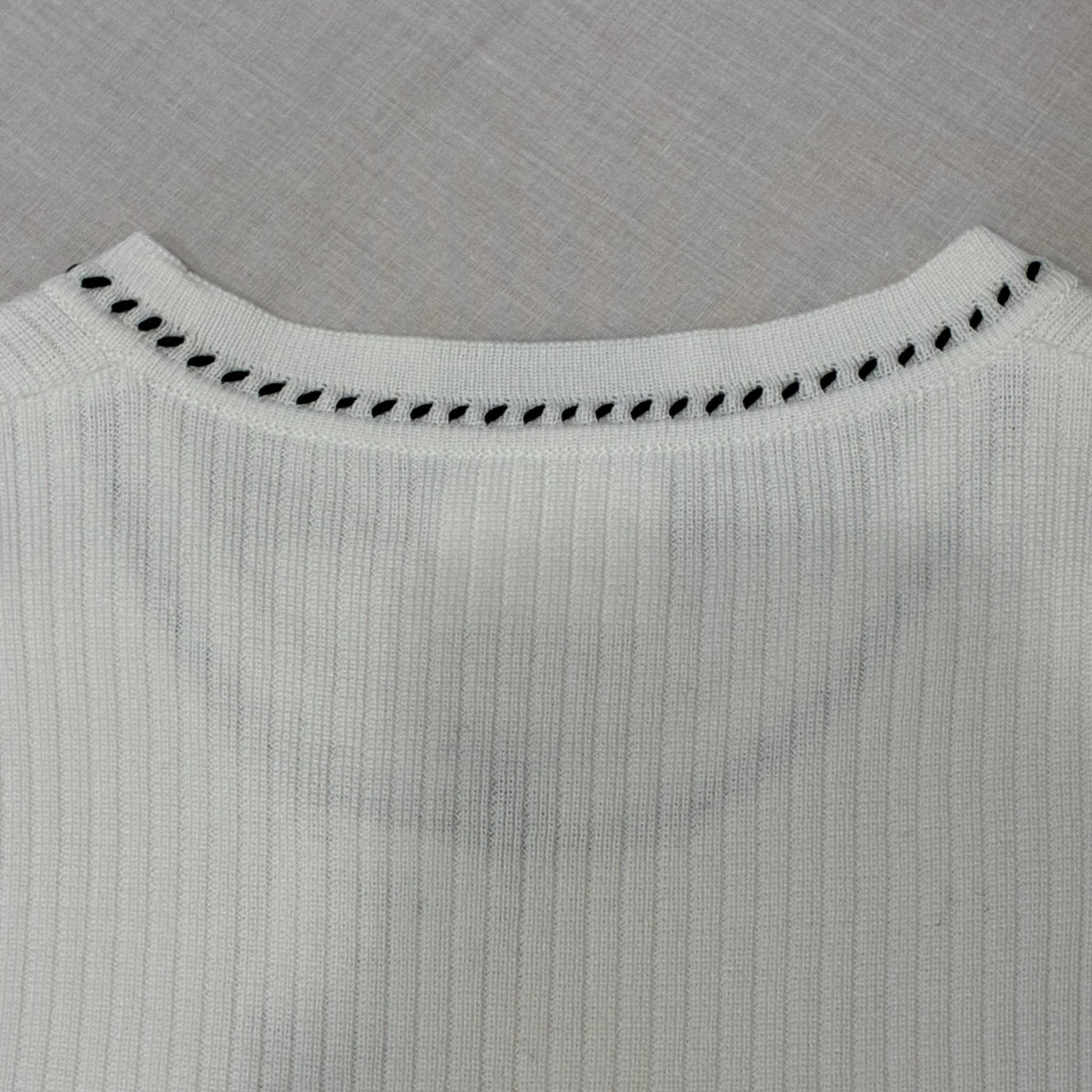中古】CHANEL シャネル SWEATER ノースリーブニット トップス 36 USED