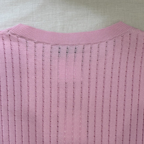 【中古】 CHANEL シャネル KNIT 半袖ニットトップス  36 USED 中古 2022年 CLOTHES 洋服