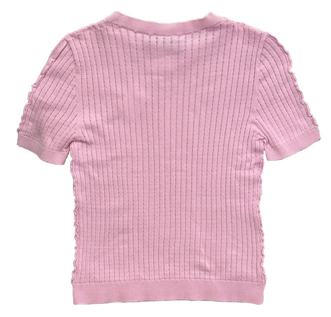 【中古】 CHANEL シャネル KNIT 半袖ニットトップス  36 USED 中古 2022年 CLOTHES 洋服