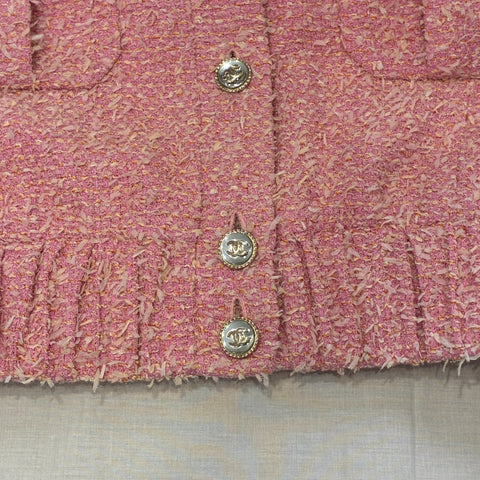 【中古】 CHANEL シャネル VEST ツイードベスト 38 USED 中古 2021年 CLOTHES 洋服
