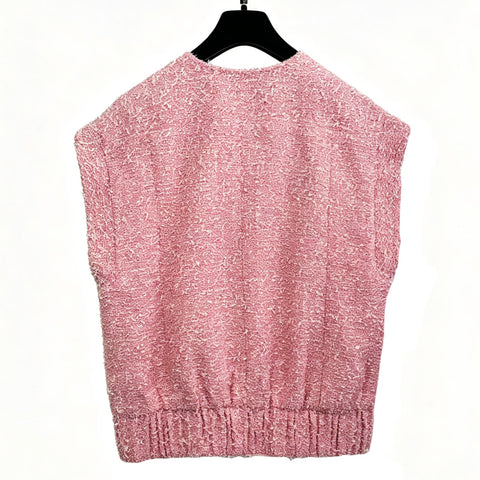 【中古】 CHANEL シャネル VEST ツイードベスト 38 USED 中古 2021年 CLOTHES 洋服