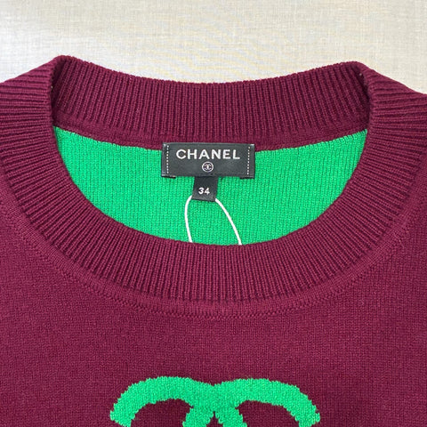 【中古】 CHANEL シャネル CASHMERE SWEATER カシミアセーター 34 USED 中古 2021年 CLOTHES 洋服