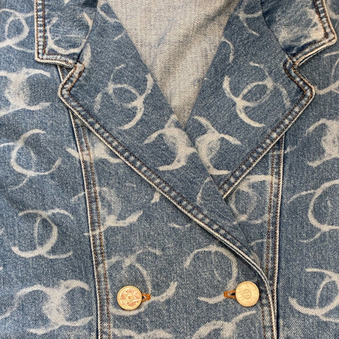 【中古】 CHANEL シャネル JACKET ココデニムジャケット 38 USED 中古 2023年 CLOTHES 洋服