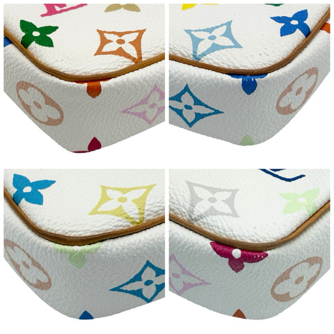 【中古】 LOUIS VUITTON ルイ・ヴィトン POCHETTE ACCESSORY MULTICOLORE ポシェット アクセソワールマルチカラー ショルダーバッグ SD0074(2004年) マルチカラー キャンバス 中古 USED バッグ