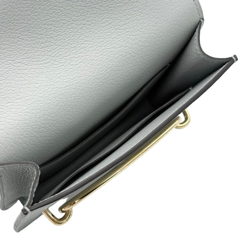 【中古】 Hermes エルメス ROULIS SIIM 財布 《ルリ》 スリム ブルーグラシェ エバーカラー 中古 BLUE GLACIER EVERCOLOR