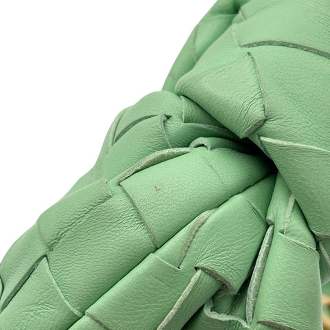 【中古】 BOTTEGA VENETA ボッテガ・ヴェネタ HANDBAG ハンドバッグ P02802793A グリーン レザー 中古 USED バッグ