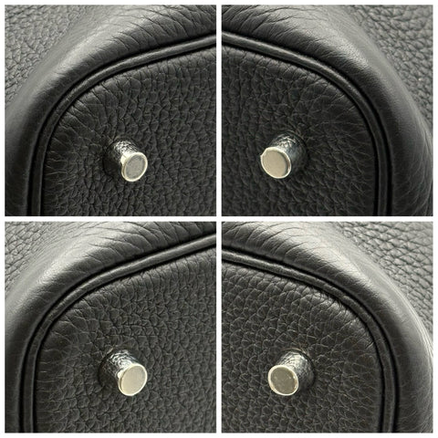 【美品】 Hermes エルメス PICOTIN ROCK MM ピコタンロック MM ハンドバッグ B刻(2023年) ブラック トリヨンクレマンス 中古 USED バッグ