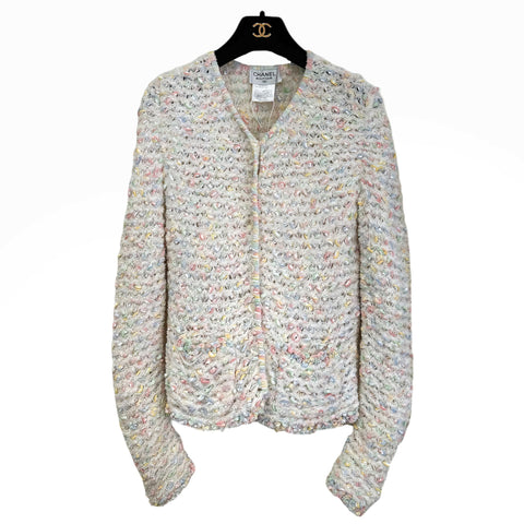 【中古】CHANEL  シャネル cardigan カーディガン 42 USED 中古 1998年 CLOTHES 洋服
