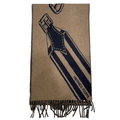 【新品未使用】 Hermès エルメス カシミヤマフラー 《ジグザグのサングル》 H394808T07 カシミヤ100% 25cm×170cm マフラー エルメスマフラー プレゼント ギフト