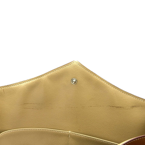 【中古】 Hermes エルメス VINTAGE TOTE BAG ヴィンテージ トートバッグ トートバッグ 〇T刻 (1990年) ゴールド/ベージュ エプソン/スイフト/オストリッチ 中古 USED バッグ