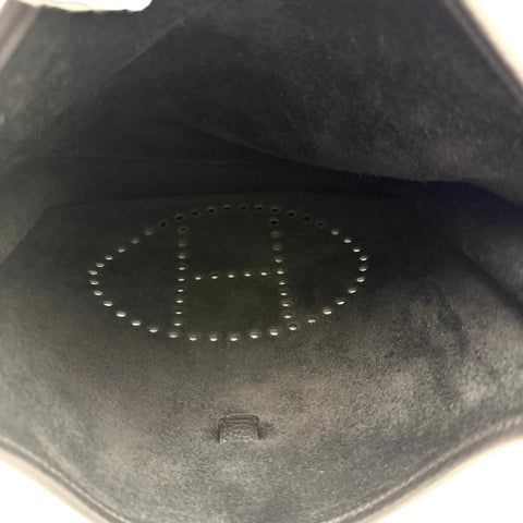 【美品】 Hermes エルメス EVELYNE 29 エブリン 29 ショルダーバッグ K刻(2025年) ブラック トリヨンクレマンス 中古 USED バッグ