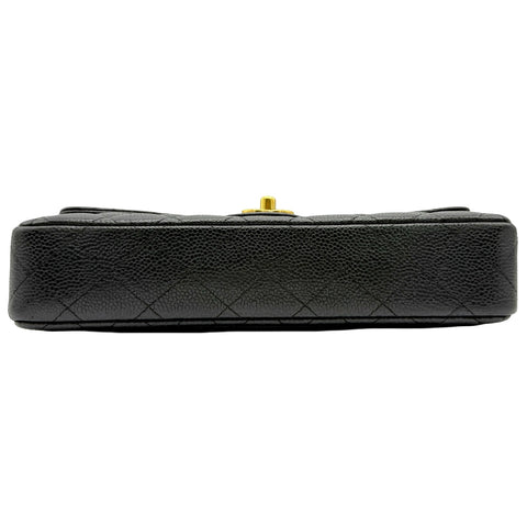 【中古】CHANEL シャネル MATELASSE CHAIN SHOULDER BAG マトラッセ  チェーンショルダーバッグ  12番台(2008‐2009年) ブラック キャビアスキン 中古 USED バッグ