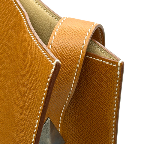 【中古】 Hermes エルメス VINTAGE TOTE BAG ヴィンテージ トートバッグ トートバッグ 〇T刻 (1990年) ゴールド/ベージュ エプソン/スイフト/オストリッチ 中古 USED バッグ