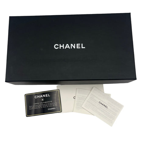 【中古】 CHANEL シャネル CHAINWALLET チェーンウォレット 24番(2017年) ブルー ラムスキン 中古 BLUE LAMBSKIN USED バッグ