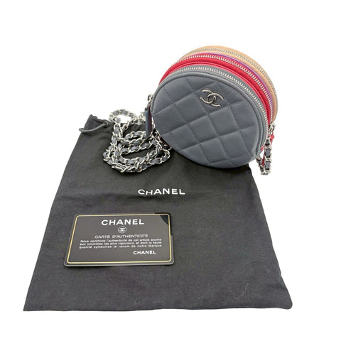 【中古】 CHANEL シャネル CHAINSHOULDERBAG チェーンショルダーバッグ ショルダーバッグ 29番台(2020年) マルチカラー ラムスキン 中古 USED バッグ