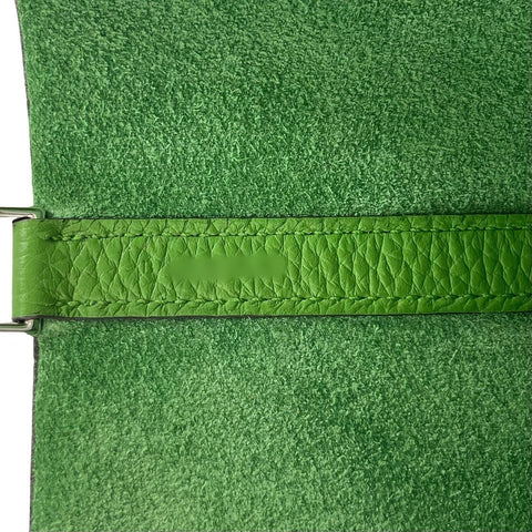 [Brand new] Hermès Picotin Lock PM Vert Yucca Taurillon Clemence Silver hardware B engraved (2023) Brand bag Handbag Bag New Women's (HERMES, PICOTIN LOCK PM, VERT YUCCA, Taurillon Clemence, silver, handbag, new)