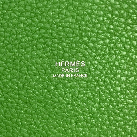 [Brand new] Hermès Picotin Lock PM Vert Yucca Taurillon Clemence Silver hardware B engraved (2023) Brand bag Handbag Bag New Women's (HERMES, PICOTIN LOCK PM, VERT YUCCA, Taurillon Clemence, silver, handbag, new)