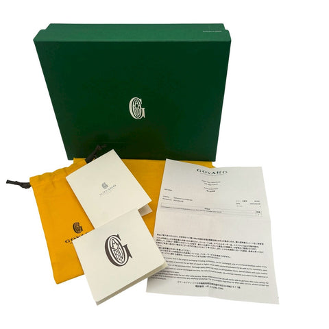 【美品】 GOYARD ゴヤール Chypre Wallet-Pouch シープルポーチウォレット ショルダーバッグ ブラック PVC×レザー 中古 USED バッグ