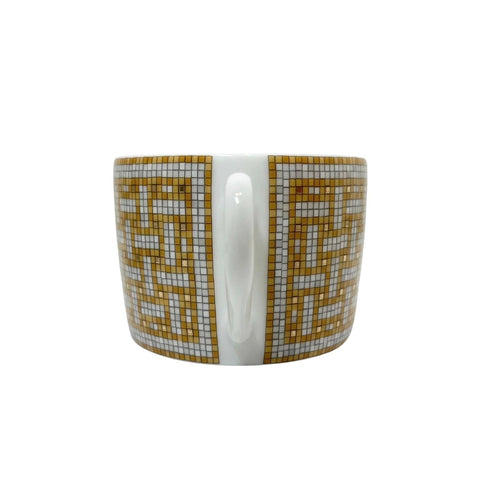 [Brand new, unused] Hermes MOSAIQUE AU24 cup and saucer set, porcelain cup, Hermes cup, tableware, present, gift